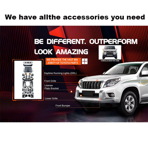 Pour D-MAX 2016-2019 Kit de mise à niveau de l'apparence comprend une protection avant + calandre, un capot moteur et un kit de carrosserie de phares - Product Image 6