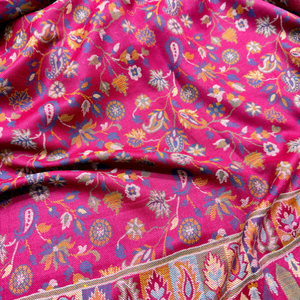 Custom Jacquard Jamawar <b>Shawl</b> Floral Premium Woven Breathable Skin-Friendly Soft Warm Elegant Traditional Fashion OEM ODM - Product Image 4