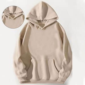Vente en gros de sweats à capuche pour hommes de haute qualité avec logo personnalisé sur le devant, style streetwear d'hiver, en polyester et coton tissé, coupe régulière, uni - Product Image 4