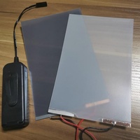 Moderner Stil Smart Glasfolie Weiß 85% 92% Opak Transparent Elektrisch Steuerbare PDLC-Folie für Wohn- und Gewerbefenster