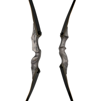 Long Bow d'arc à ciel noir chasseur, puissance de 60 pouces, arc traditionnel T \ D de chasse