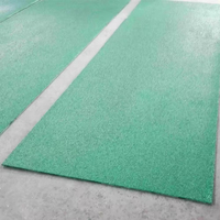Panneau solide en fibre de verre multicolores certifié ISO Intertek, plaque plate en FRP pour mur anti-corrosion dans les mines et les champs salés