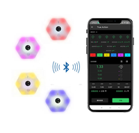 Lampe d'entraînement aux réflexes et aux réactions pour le basketball, le football, la boxe, l'entraînement d'agilité, lumières LED, tapis d'entraînement aux réactions