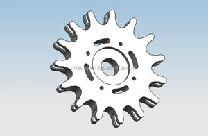 Rueda Guía de Nylon <span class=keywords><strong>MC</strong></span> de 15 Dientes Zunyan con Larga Vida Útil para Línea de Cadena Transportadora Aérea de Procesamiento de Aves de Corral - Product Image 2