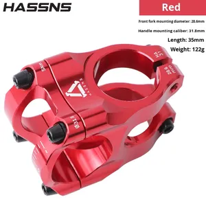 Horquilla de suspensión de alta resistencia HASSNS HA31 para bicicleta de montaña, descenso y todoterreno, AM/FR/DH/Berm, ultraligera, hueca, con manillar CNC. - Product Image 6