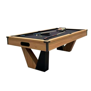 Mesa de <span class=keywords><strong>Billar</strong></span> de Madera HDF de Alta Densidad y Diseño Especial de <span class=keywords><strong>7</strong></span> <span class=keywords><strong>Pies</strong></span> con Sistema de Retorno Automático de Bolas - Product Image 3