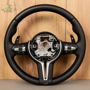 Volante Deportivo de Cuero Liso para Auto, <span class=keywords><strong>Precio</strong></span> de Fábrica, para <span class=keywords><strong>BMW</strong></span> F20 F22 F23 F30 F33 F34 <span class=keywords><strong>X1</strong></span> F48 X5 F15 X3 F25 M3 F80 E90 E70 E84 - Product Image 1