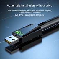 Receptor Wifi USB de 150M sin Controladores, Adaptador Wifi USB para Computadora de Escritorio y Portátil, Tarjeta de Red Inalámbrica