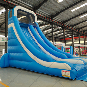 Thương mại cấp <span class=keywords><strong>Inflatable</strong></span> lâu đài trượt nước cho người lớn và trẻ em ướt và khô thiết kế cho sân sau hồ bơi sử dụng - Product Image 3