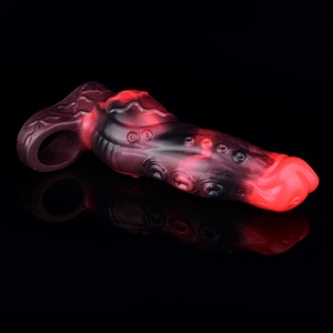 Juguetes Sexuales Masculinos, Funda para Pene de Fantasía con Anillo para Pene, Extensor de Pene, Juguetes Sexuales para Adultos, Vibrador Masculino, Alargador de Pene para Hombres y Parejas - Product Image 4