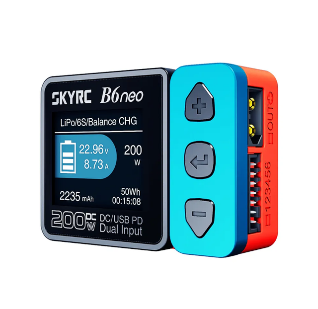 New 2023 New SkyRC B6neo Smart Charger DC 200W PD 80W Battery Balance Charger SK-100198 B6 Neo