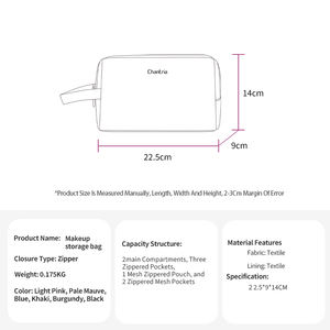 Chantria Lage Prijs Groothandel Hoge Kwaliteit Casual Clutch Handtas Toilettas Make-up Tas Make-up Portemonnee Mobiele Telefoon Tas - Product Image 4