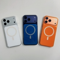 Nouvelle coque de téléphone anti-chute pour iPhone 17 Pro, en acrylique PC, avec chargement magnétique sans fil, pour iPhone 15 16 17