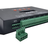 Controlador LED K-8000C K8000C de 8 Puertos de Salida Programables para Tiras de LED RGB Pixel, Compatible con SPI DMX