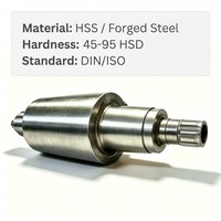 Arbre de rouleau d'usine de laminage à chaud OEM, grande taille, robuste, en acier au carbone forgé, haute rigidité, inspection à 100 %