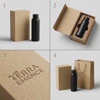 Caja de Regalo Premium Metálica Dorada para Licores con Etiqueta Escultórica de Agencia de Diseño Integrado, Solución Maestra para Adquisiciones Navideñas 2027