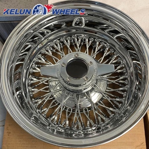 Jantes chromées 5x114.3, jantes à rayons, roues à rayons 13x7, pneus à flanc blanc KELUN - Product Image 5