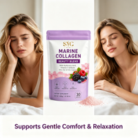 Collagène marin OEM ODM, acide hyaluronique, vitamine C, biotine en poudre 300g, étiquette privée, prix d'usine, vente en gros