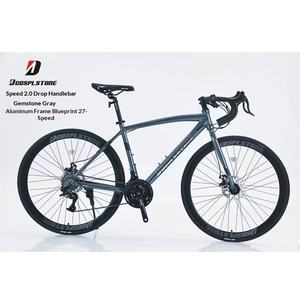 Vélo de route en alliage d'aluminium ultra léger <span class=keywords><strong>Bridgestone</strong></span> 700C, double frein à disque, cadre rigide, guidon de course - Product Image 5