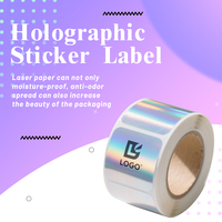 Rouleau de vérification superposition auto-adhésif gravé au laser numéro vinyle Code personnalisé inviolable étiquette holographique évidente pour l'emballage