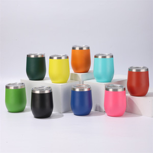 ชุดแก้วน้ำเก็บไวน์พร้อมฝาและหลอดสำหรับ Shape12oz ทำจากสเตนเลสซับลิเมชันสำหรับใส่ไวน์ - Product Image 6