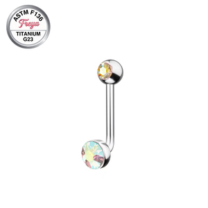 Joyas Corporales Modernas para Mujer, de Titanio en Forma de L con Zirconia, Christina Venus <span class=keywords><strong>VCH</strong></span>, <span class=keywords><strong>Piercing</strong></span> Genital Hipoalergénico, Decoración Diaria - Product Image 5