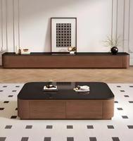 Mueble de TV Colgante de Lujo Italiano de Moda Wayon, Mueble de TV Moderno con Almacenamiento en Color Blanco Crema para Sala de Estar