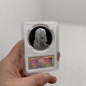 준비 주식 금속 공예 예수 신앙 종교 동전 24 k 금과 실버 동전 - Product Image 5