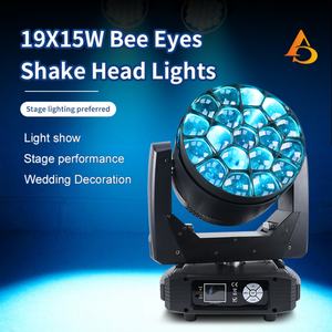 Projecteur à tête mobile RGBW K10 Bee Eye 400W, projecteur à LED à tête mobile, projecteurs à tête mobile DMX - Product Image 2