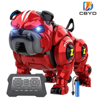 CBYD Jouet robotique chien Pug intelligent à écran tactile et Wi-Fi pour enfants, programmable, avec télécommande via application
