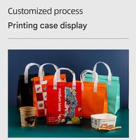 Sac en papier PE de luxe personnalisé avec petite poignée, réutilisable, fermeture éclair supérieure, impression héliogravure/numérique pour affaires et expositions commerciales