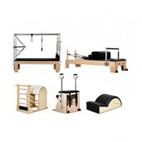 Matériel de mise en forme corporelle Maple Pilates Core Bed pliable blanc pour yoga, ensemble cinq pièces pour entraînement privé, fitness et sport extrême, de Chine