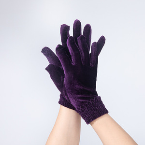 Guantes de Etiqueta de Terciopelo <span class=keywords><strong>para</strong></span> <span class=keywords><strong>Mujer</strong></span>, Tejidos <span class=keywords><strong>para</strong></span> Invierno, Cálidos, <span class=keywords><strong>El</strong></span>ásticos, <span class=keywords><strong>para</strong></span> Danza, Ciclismo, Protección contra <span class=keywords><strong>el</strong></span> Frío, Mantienen <span class=keywords><strong>el</strong></span> Calor - Product Image 3