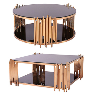 <span class=keywords><strong>Table</strong></span> centrale <span class=keywords><strong>moderne</strong></span> en marbre, meuble de salon, de forme <span class=keywords><strong>rectangulaire</strong></span> et carrée, or, avec dessus en verre, <span class=keywords><strong>table</strong></span> de luxe, pour le café et le thé, livraison gratuite - Product Image 3
