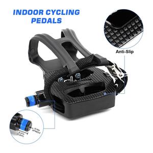 <span class=keywords><strong>Pedales</strong></span> de Bicicleta de Carretera BMX LEWEE LW-PP165 <span class=keywords><strong>Baratos</strong></span>, Aleación de Aluminio Ultraligera, Rodamientos Sellados Resistentes al Agua con Clips para los Dedos - Product Image 2