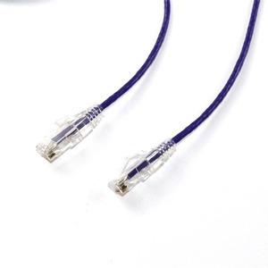 สายแพทช์อีเธอร์เน็ต Cat6a UTP แบบบางพิเศษ XXD <span class=keywords><strong>Pass</strong></span> test รุ่น Slim Thin Cat6 พร้อมหัวต่อ RJ45 ขนาด 28awg 8 แกน - Product Image 1