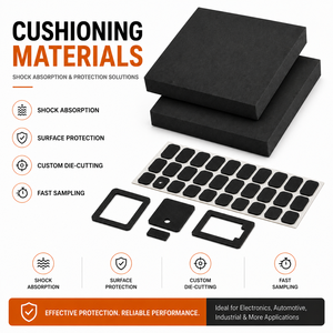 Multi-Functional Custom High Density Soft PORON <b>Foam</b> Cushioning Material-<b>Waterproof</b> for Automotive & Electronics Applications - Product Image 1
