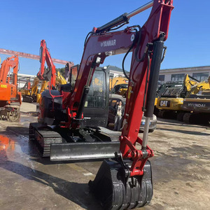 Excavatrice sur chenilles hydraulique d'occasion YANMAR ViO80-5B de 8 tonnes à balayage zéro - Product Image 6