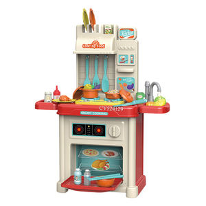 Populaire semblant <span class=keywords><strong>cuisine</strong></span> jouets cuisson nourriture jouets évier jouer <span class=keywords><strong>cuisine</strong></span> ensemble lumières sons avec pulvérisation pour les enfants - Product Image 2