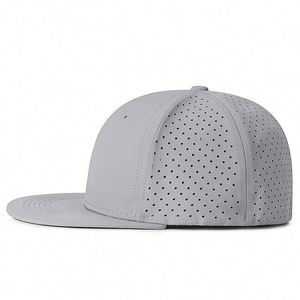 Gorra de Béisbol de Sarga de Algodón de 6 Paneles Sin Estructura con Cierre Ajustable y Orificio - Product Image 3
