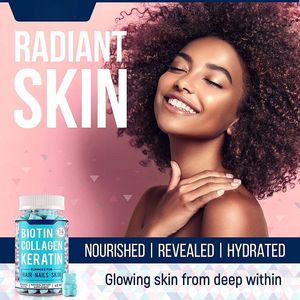 2026 Nieuwe veganistische lookversterkers en betere haar-, huid- en nagelvitamines in <span class=keywords><strong>gummy</strong></span> <span class=keywords><strong>bear</strong></span> vorm voor gezonde gummies - Product Image 4