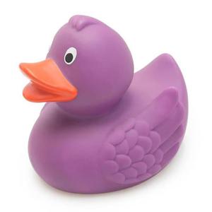 Jouet flottant en PVC en forme de canard jaune mignon avec logo personnalisé, cadeaux promotionnels pour bébés, en vinyle et caoutchouc - Product Image 4