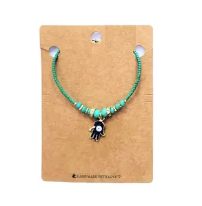 Collana con ciondolo con perline di Design Boho per accessori per gioielli di moda da donna ultima collana alla moda con perline etniche