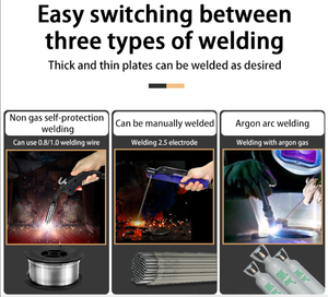 เครื่องเชื่อมระบบอัพเกรดความเร็วสูงแบบไร้อากาศ MIG/TIG/เชื่อมมือ สำหรับงานเหล็กเส้นสแตนเลส - Product Image 6