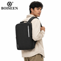 Boiseen hommes nouveau sac à dos multifonctionnel étanche USB voyage ordinateur sac/cartable Nylon Polyester transfrontalier loisirs
