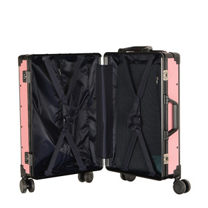 Valise trolley Smart Trunk rose avec cadre en aluminium, 36-55L, bagage cabine pour affaires avec roulettes pivotantes - Product Image 5