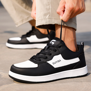 รองเท้าเซฟตี้หัวเหล็กน้ำหนักเบา พื้นรองเท้ากันลื่น PU รองเท้าทำงาน - Product Image 3