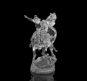 Sculpture d'animal en résine transparente de haute qualité, modèle médical, cheval de guerre, ultra-réaliste, décoration artistique pour la maison - Product Image 5