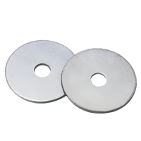 Prix d'usine, boulons plats de style coin, écrous, rondelles, M2-M8, acier au carbone galvanisé, rondelle plate