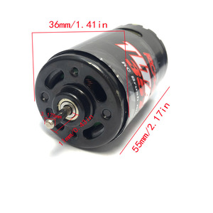YSIDO 550 Combo Brushed Motor 60A ESC pour 1:10 RC Crawler Axial SCX10 AXI03007 JL 90046 <span class=keywords><strong>Traxxas</strong></span> TRX4 TRX6 RC Car Boat Parts - Product Image 3